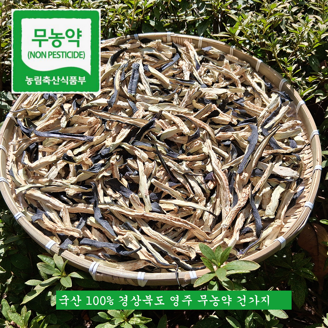 무농약 건가지 국산 200g 특산품 가지나물 생산자 유통, 1개