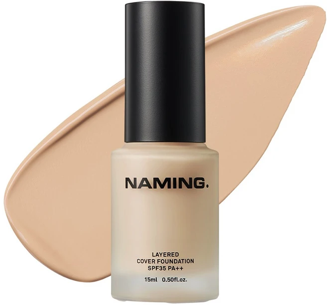 네이밍 레이어드 커버 파운데이션 15ml 3 color, 21Y, 1개 - 쿠팡