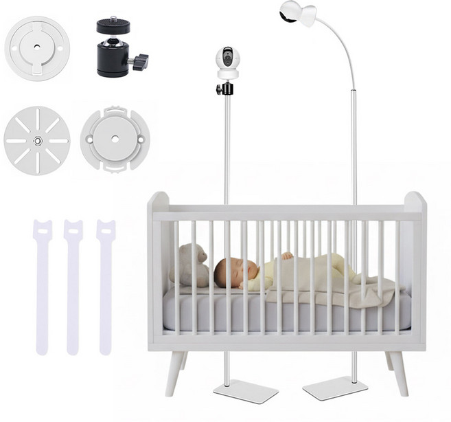 블레오 만능 홈캠 스탠드 무타공 베이비캠 펫캠 거치대, 1세트, 175cm