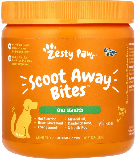 Zesty Paws 스쿠트 어웨이 바이츠 반려견용 모든 연령 닭고기 소프트츄 90개 360g(12.7oz), ZestyPaws스쿠트어웨이바이츠반려견용모든연령닭고기소, 360g, 1개 - 쿠팡