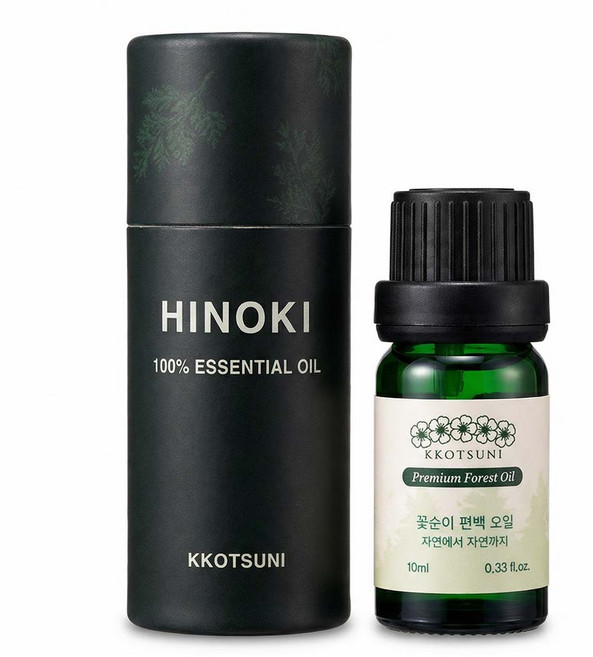 탈취 새집증후군 냄새제거 국내산 편백오일 피톤치드, 1개, 10ml