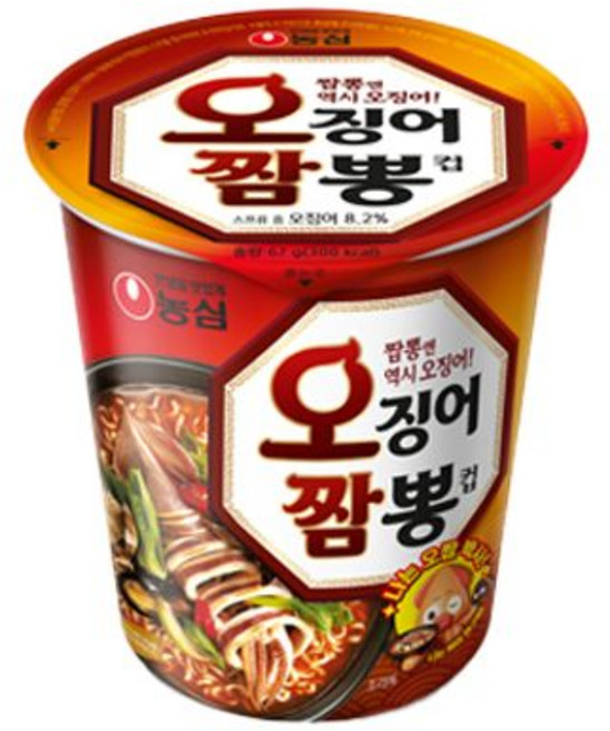 농심 오징어짬뽕컵 6입 x 3개/총18개, 1개