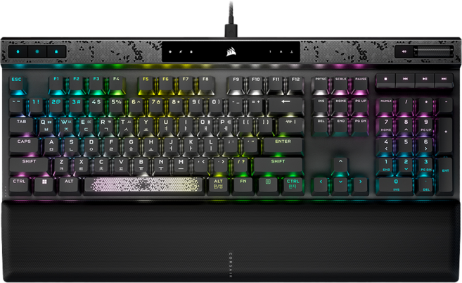 커세어 K70 MAX RGB MGX 마그네틱축 게이밍 기계식 키보드, 스틸그레이, 마그네틱축(자석축)