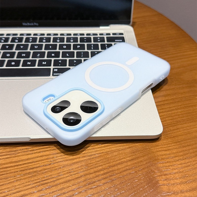 霧面二合一充電手機殼 - 防摔保護殼