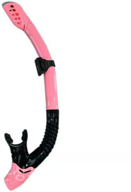 스노클링 장비 다이빙 스노클 전문 수영 호흡 호스 건조 성인 어린이 수중, 1, 5 pink black