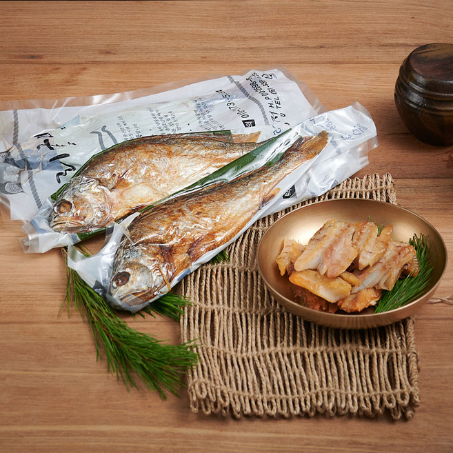 [5미 굴비 세트] 쪄내고 구운 완제품 보리굴비 명절 선물 (여수 석정), 5개, 230