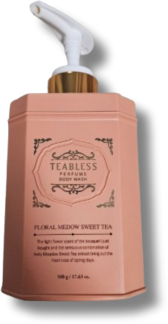 티블레스 스위트티 저자극 스크럽 퍼퓸 바디워시 플로럴향 (수량선택가능) TEABLESS 비건 약산성 보습세정, 1개