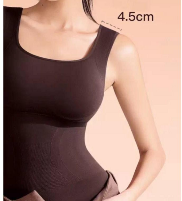 여성 바디쉐이퍼 슬림핏 이너웨어 노와이어 보정 탑 편안한 착용감 신축성 좋은 데일리 속옷