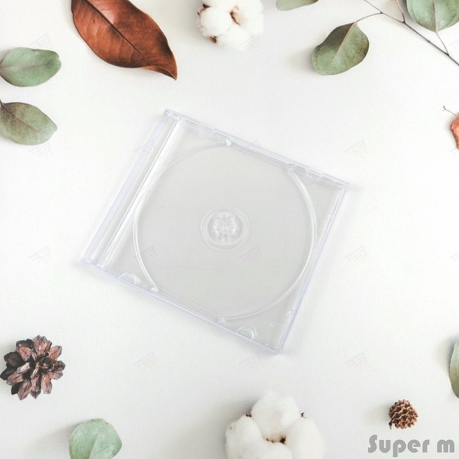 휴대용 쥬얼용 투명 CD 케이스 미디어 정리함 CD케이스 시디케이스 쥬얼 1P 국내산 10장 밀레니엄 고급 연질 슬림 시디 100장 크로스컴