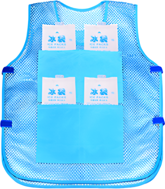 여름 쿨 아이스 얼음 조끼 아이스팩 8개포함 가치온