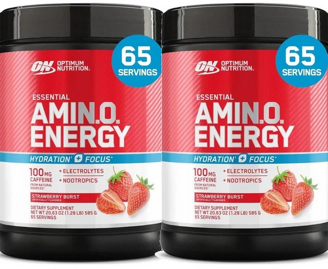 옵티멈 뉴트리션 에션셜 아미노 에너지 Optimum Nutrition Essential Amin.o. Energy 585g, 2개 - 쿠팡