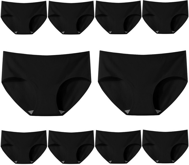 여성 순면 스판 데일리 팬티 10장 세트