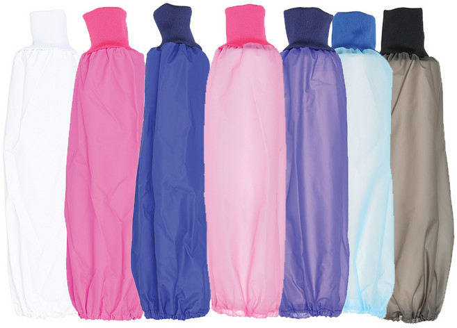 앞치마세상 우레탄 방수토시(시보리) 주방 작업 팔토시 화방, 매트핑크