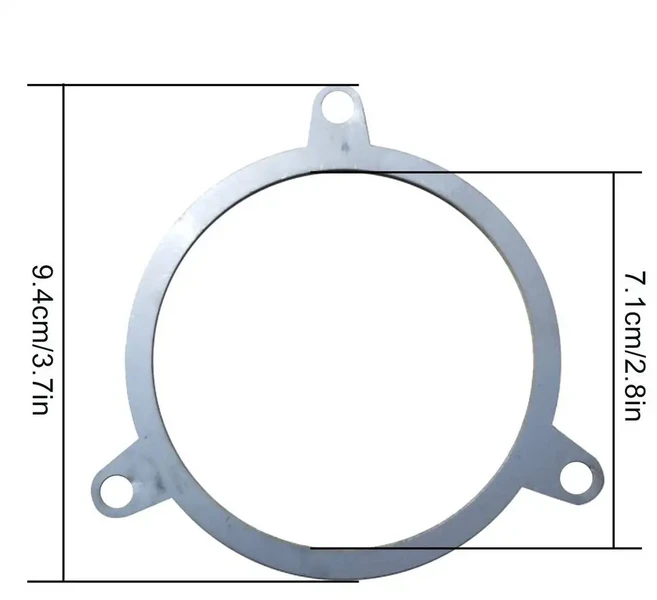 휴대용 굴뚝 받침대 반지 스테인레스 스틸 파이프 브래킷 야외 캠핑 연기 바람 로프 6cm 또는, 01 7cm