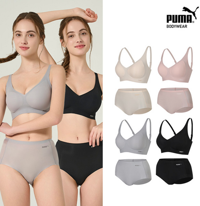 빅사이즈 포함/NEW 최신상 [푸마] 서포트 젤리 퓨징 브라팬티 8종 세트