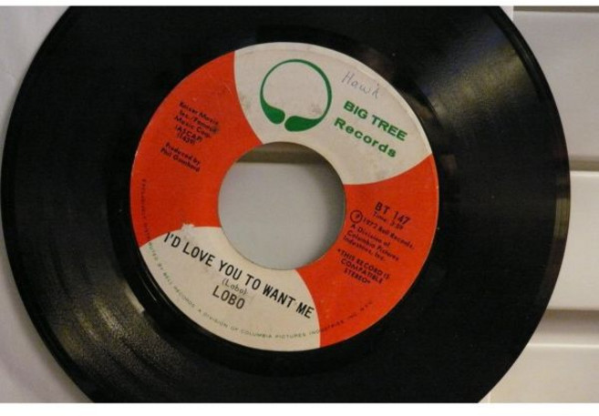 Lobo Vinyl 비닐 LP 레코드 i d love you to want me / am true myself 45 rpm single