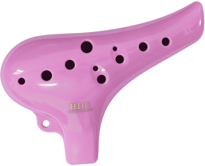 영창 초등학생 어린이 알토 오카리나 YO-12B 블루 YO-12P 핑크 [2020년 신모델], 1개