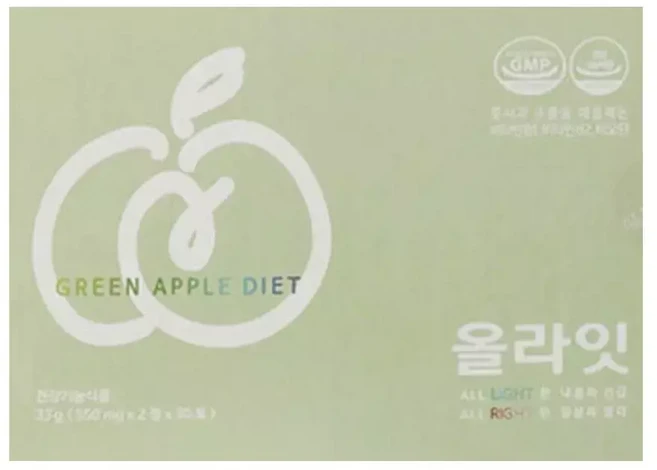 올라잇 그린 먹는법 올라이 다이어트 올라이트 공구 초록 MJ, 1개, 60정