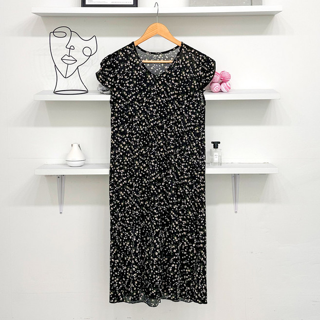 엘라운지 아이스 냉감 빅사이즈 나시 프릴 원피스