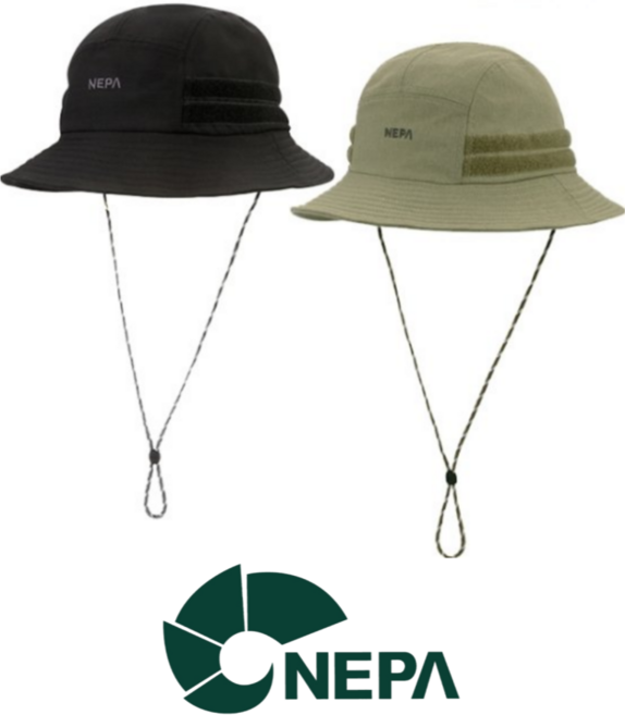 [백화점 매장판] 네파 등산 버킷햇 남성 여성 남여공용 등산모자 아웃도어 캠핑 벙거지 차양모 사파리모자, 네파 블랙