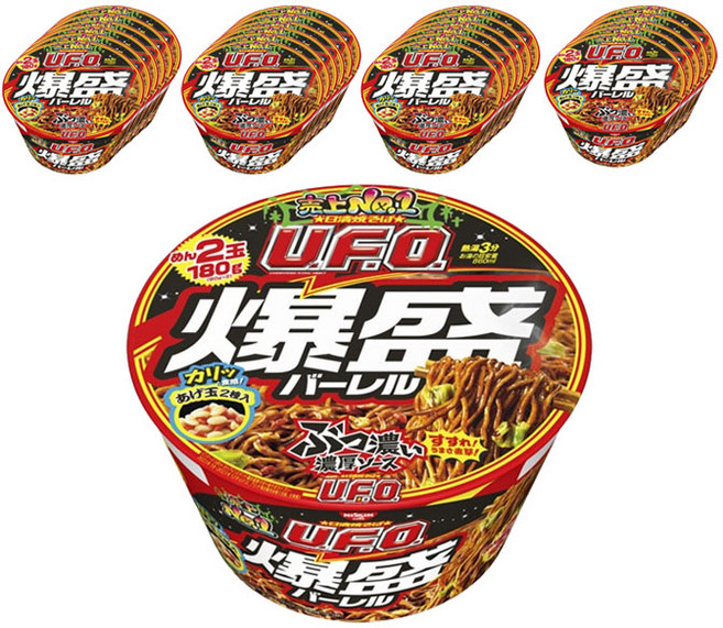 NISSIN 日清 UFO日式爆盛濃厚醬汁炒麵 223g, 12入