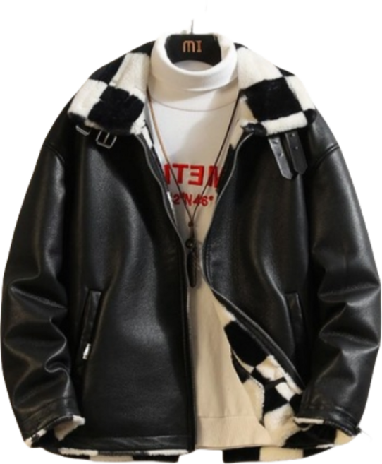 M-5XL 남자 무스탕 빅사이즈 스웨이드 남성 자켓 tb1601