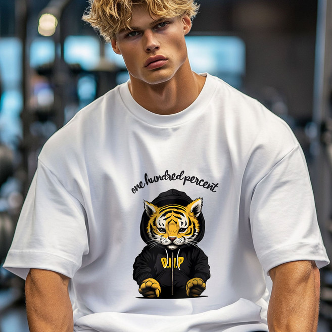 O.H.P 작품을 입는다. 빅사이즈 남녀공용 오버핏 반팔티 HARMONIA BEST 4(S~4XL )