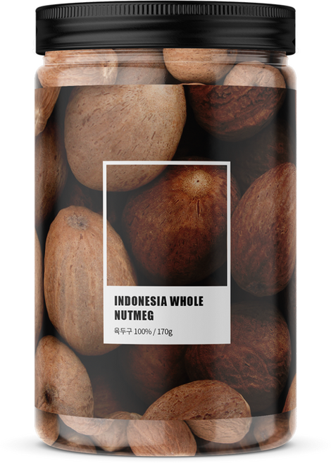 신서리티 인도네시아 넛맥 홀, 170g, 1개