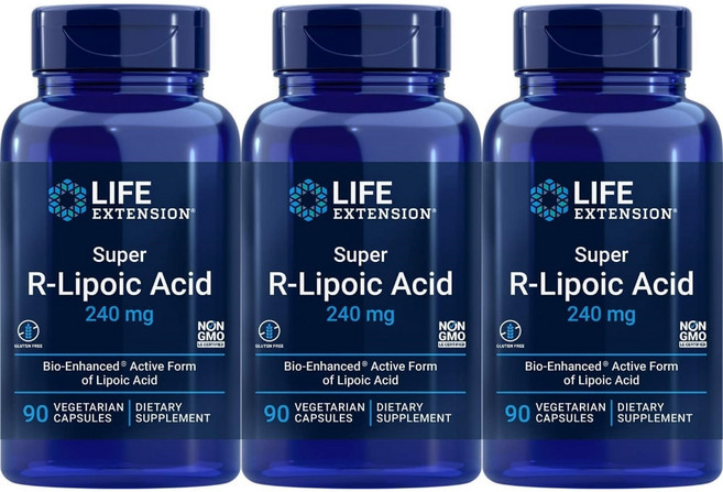 라이프익스텐션 슈퍼 R 리포산 240mg, 90정, 3개