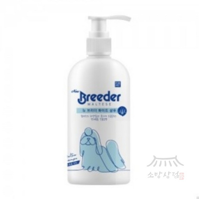 우노상점 [브리더f랩] 화이트 샴푸 500ml 강아지화이트샴푸