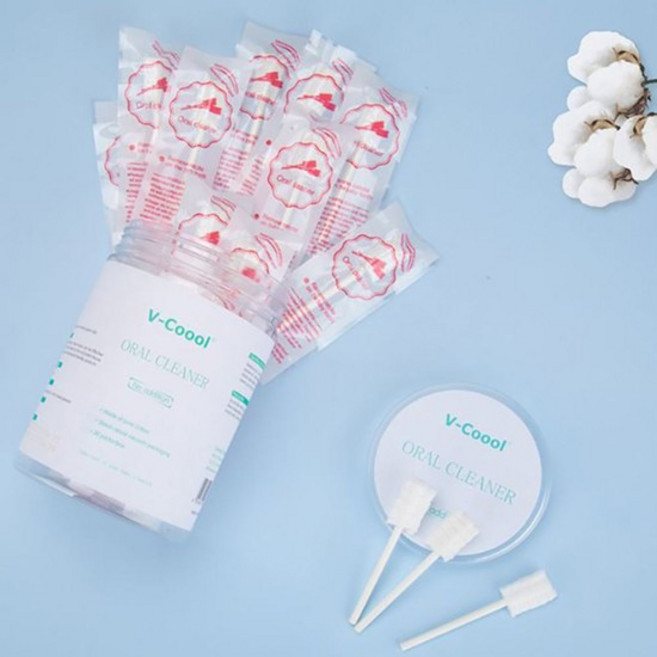 세이프 일회용 반려동물 칫솔 30매/리프, 1개, 화이트