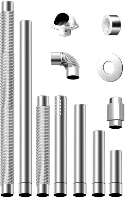 연통 커버 아연도금 덮개 보일러 부속품, 1개, 기본 색상