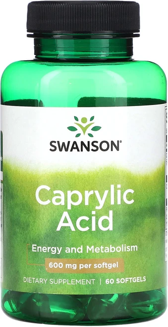 Swanson 카프릴산 600mg 소프트젤 60정, Swanson 카프릴산 600mg 소프..., 1개 - 쿠팡