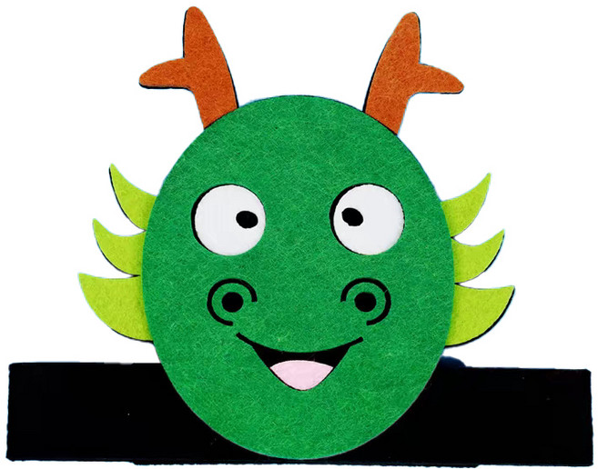 동물 가면 연극 구연동화 역할극 소품, 동물가면머리띠-용