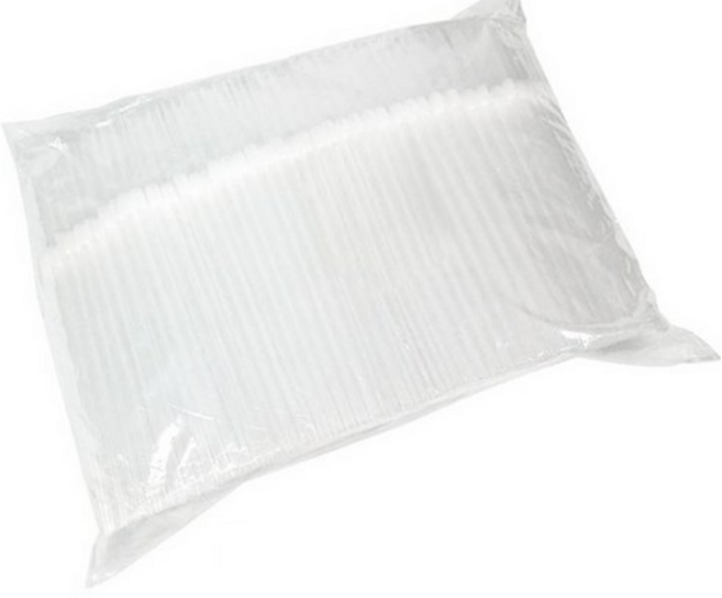 자바라 투명 개별 스트로우 7 x 250 mm, 1000개입, 1개