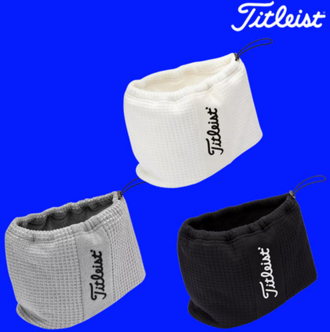 2025년 타이틀리스트 윈터 테크 넥워머 겨울 골프 목도리 목토시 워머, 화이트