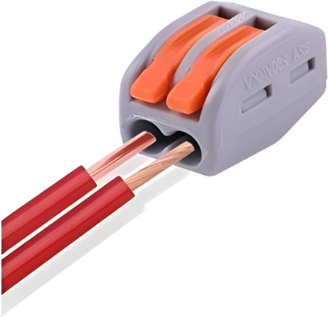 네지쿠 2P 3P 전선 연결 커넥터, 2선, 50개입