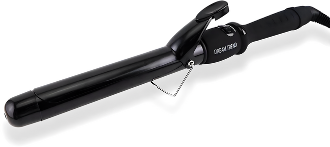 DREAM TREND 專業陶瓷捲髮棒 快速加熱恆溫護髮 多尺寸選擇 打造浪漫捲髮, 黑色, HR3800