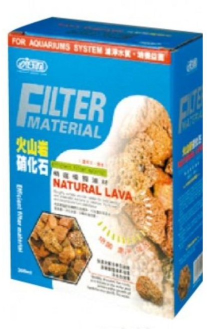 ISTA 伊士達 火山岩硝化石 培菌濾材 淨化水質 陶瓷環結構 淡/海水魚缸適用, 1個, I-209火山岩硝化石 3L