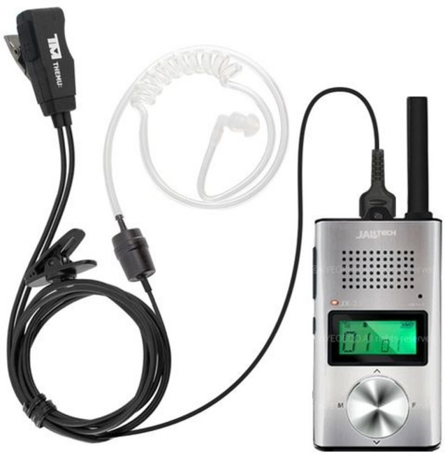 잘텍 JX-220 JX-200 HJ-2300 무전기용 더뮤 이어마이크 인이어 리시버 스탠다드2핀, 1개