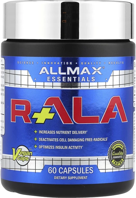 ALLMAX R+ALA 캡슐 60정, 1개 - 쿠팡