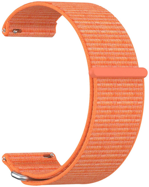 24mm 나일론 루프 밴드 통기성 스포츠 스트랩 Garmin Venu X1 퀵 릴리스 밴드 코로스 노매드 APEX 4 46mm 교체용 워치밴드, 오렌지