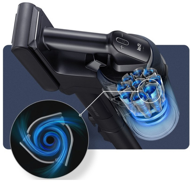 삼성전자 BESPOKE 제트 스틱청소기 220W 고객직접설치, 미드나잇블루, VS20C954AQB