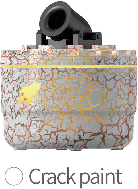 2026新款炮臺七彩裂紋香薰機智能桌面加溼器空氣加溼精油香薰機, 炮臺香薰機, 裂紋白色-【176-USB】