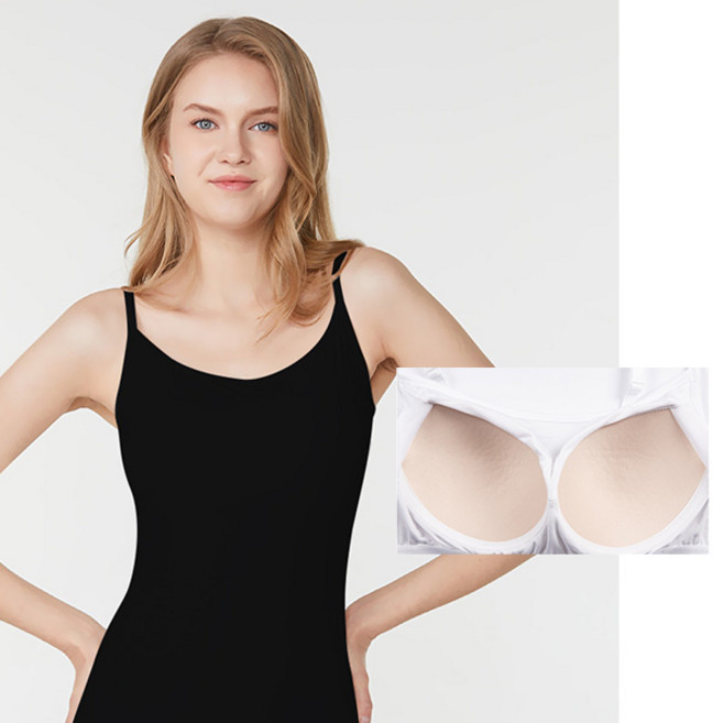 브라+끈런닝을 하나로 브라내장 끈런닝 1p&고쟁이