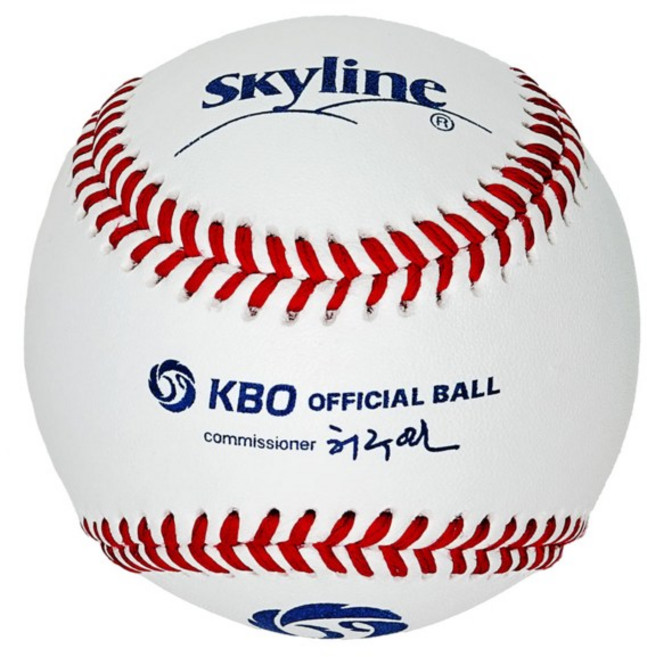스카이라인 KBO 공식 시합구 AAK-100 공인구 야구공, 1개