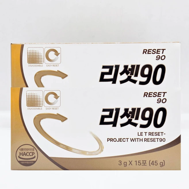 [본사출고] 리셋90, 1세트, 90g - 쿠팡