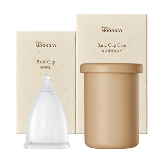 해피문데이베이직컵(미디엄) + 케이스 세트, 1세트
