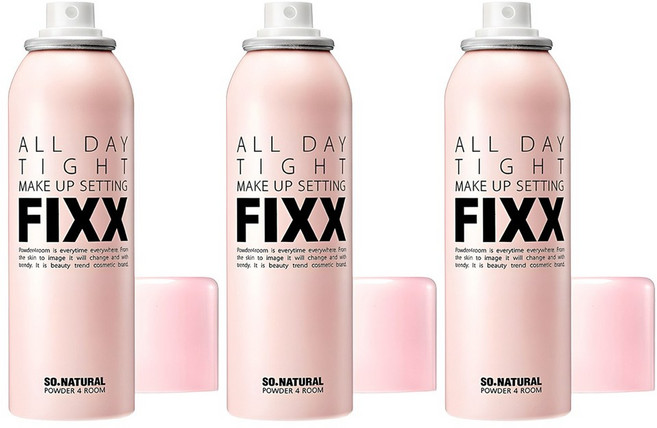쏘내추럴 올 데이 메이크업 픽서, 75ml, 3개