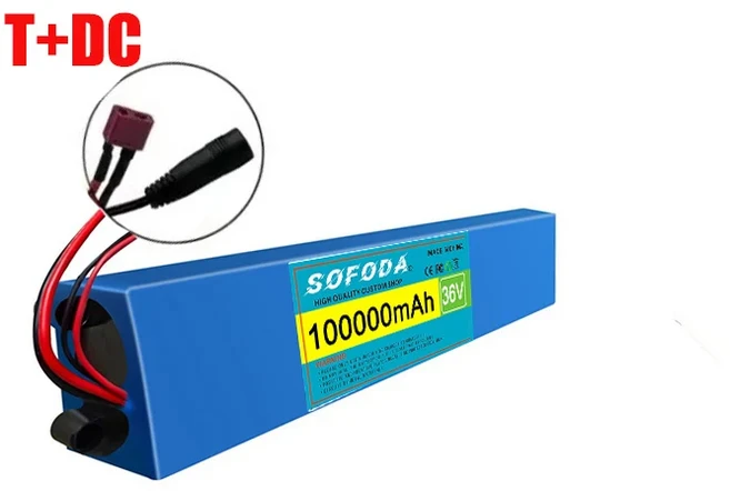 새로운 배터리 팩 10S3P 36V 100000mAh 전기 스쿠터 배터리 팩 18650 리튬 M365 전기 스쿠터 36v 배터리 스, 06 오렌지, 1